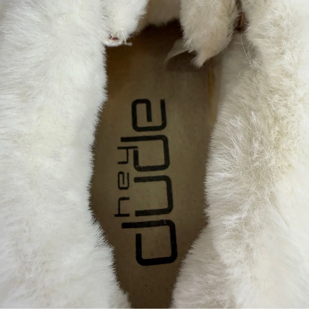 Hey Dude Britt Youth Y3 - L4 EU 35 Navy Pink Tie‎ Dye Boho Boot Faux Fur